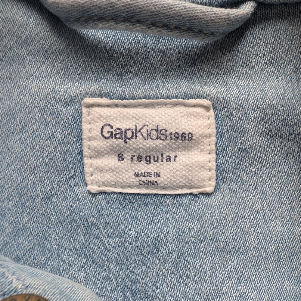 GAP Kids Light Blue Jean Jacket - Girls Size Small (6-7) - Picture 2 of 3